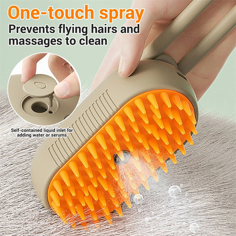3 in 1 Cat Steam Brush Dog Steamy Brush