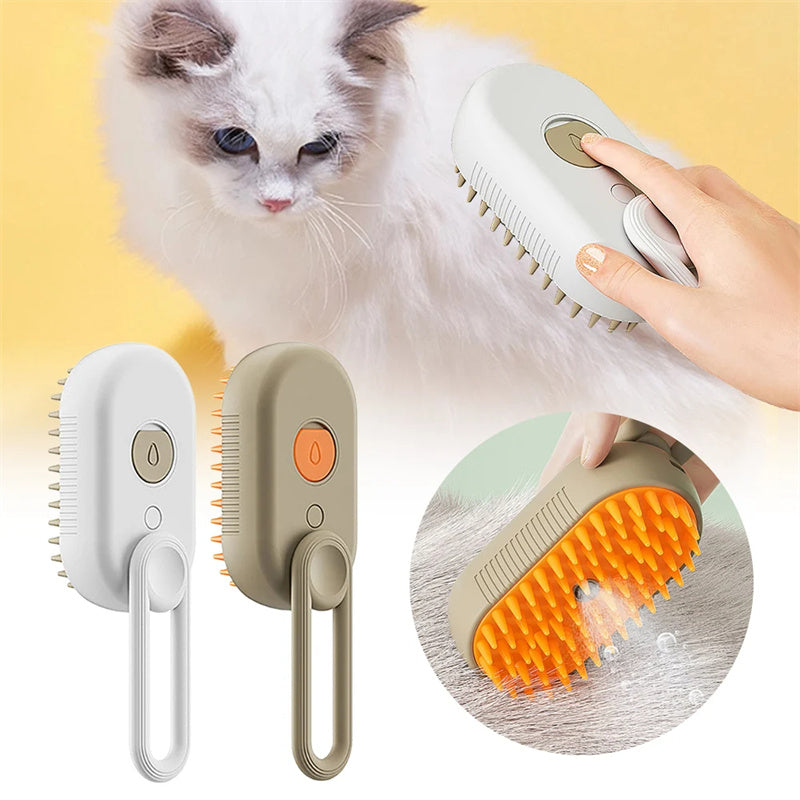 3 in 1 Cat Steam Brush Dog Steamy Brush
