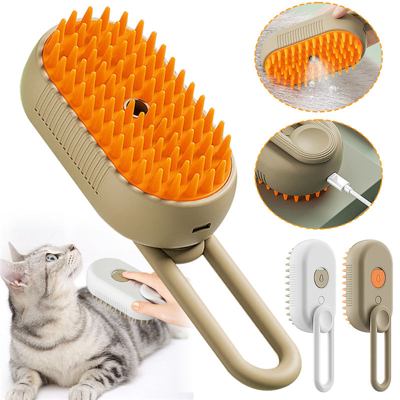 3 in 1 Cat Steam Brush Dog Steamy Brush